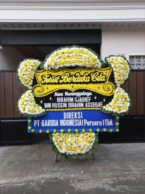 Papan Bunga Duka di Depokharjo